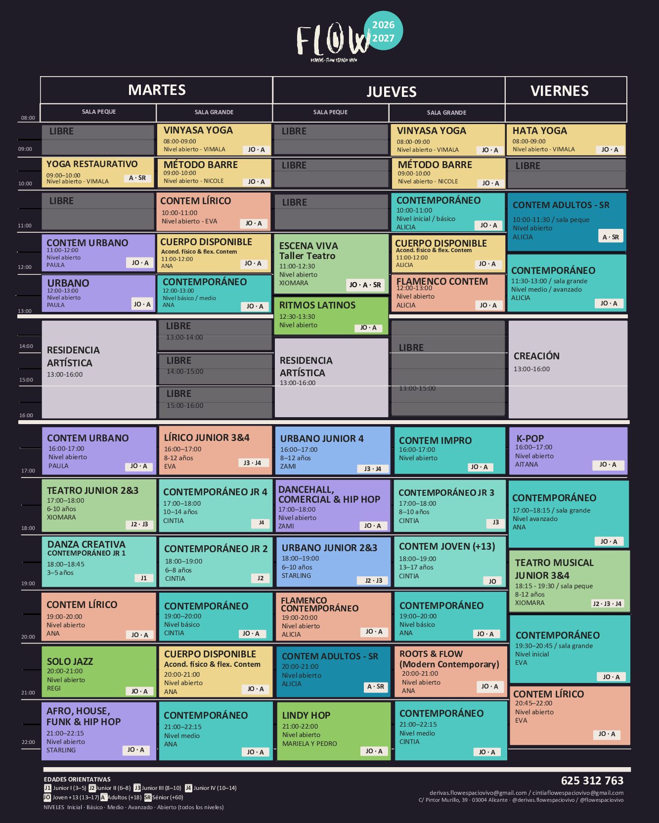 Horario 26-27